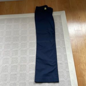 Navy blue trousers